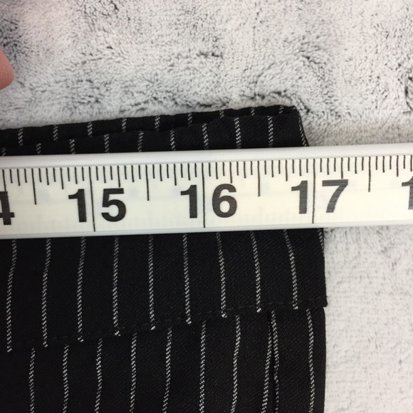 Who What Wear Pinstripe Cropped Pants Stretchy Womens Medium - Picture 6 of 10